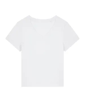 Womens Stella Isla v-neck t-shirt (STTW176) | White